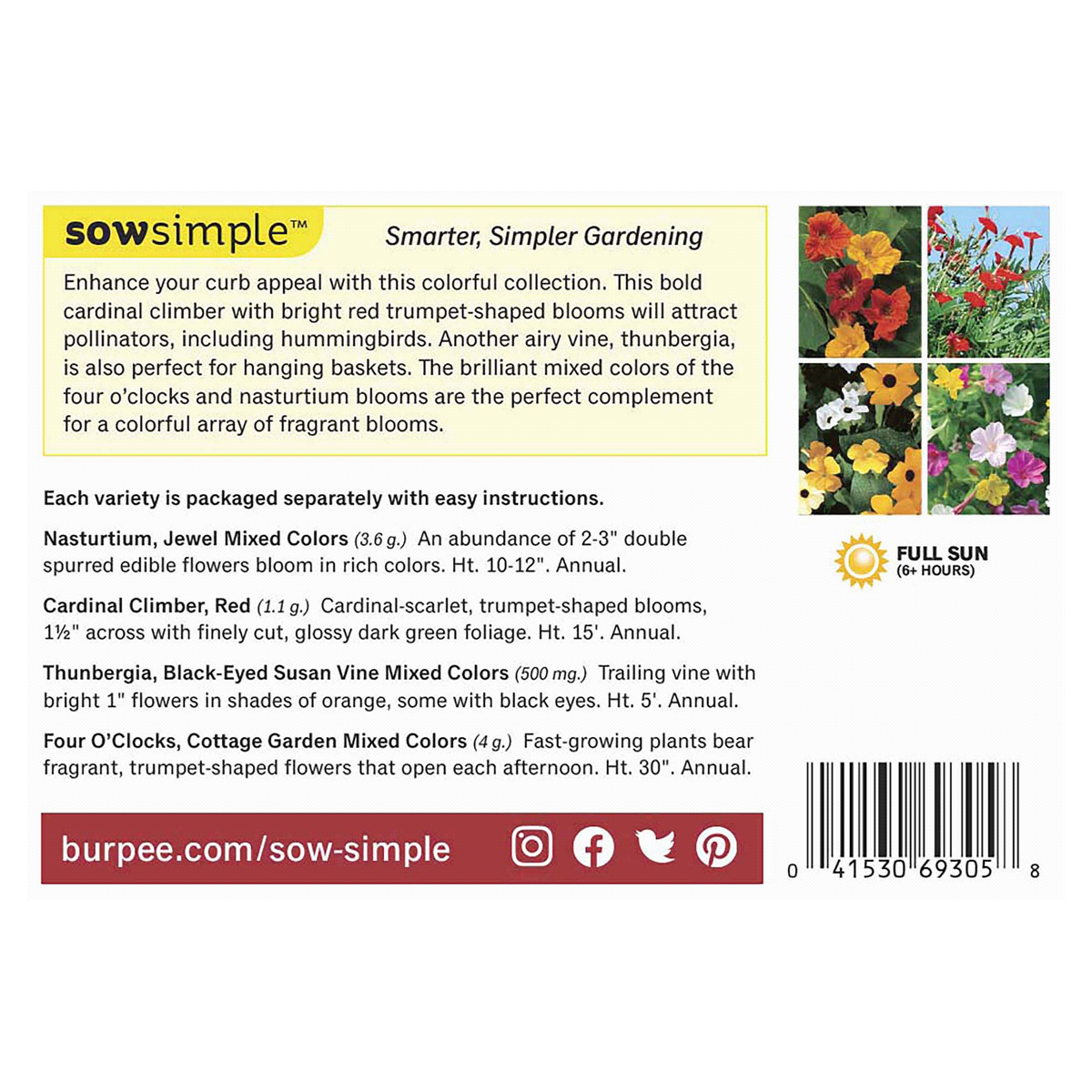 slide 3 of 5, Burpee Mailbox & Lamppost Garden Seeds, 1 ct