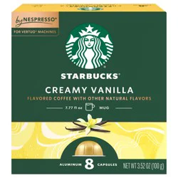 Starbucks by Nespresso Vertuo Line Creamy Vanilla 8 ct