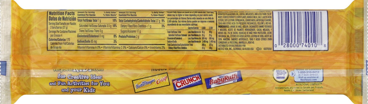 slide 6 of 6, Butterfinger Nestle Butterfinger Bars- 8 PK, 5.2 oz