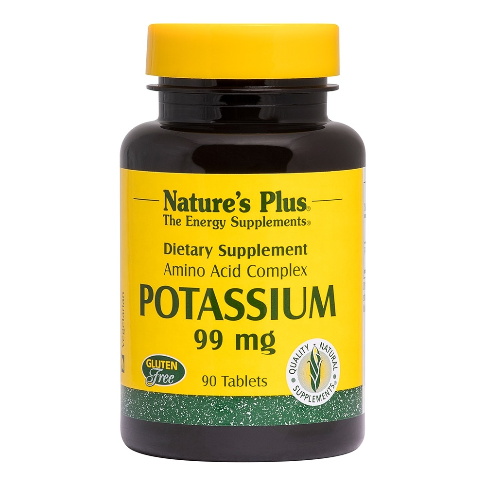 slide 1 of 1, Nature's Plus Potassium 99 Mg, 90 ct