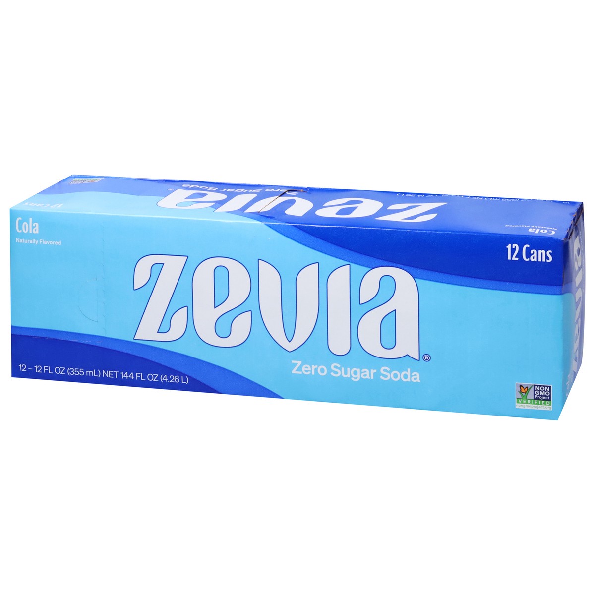 slide 6 of 9, Zevia Cola Zero Calorie Soda - 144 fl oz, 12 ct 12 oz