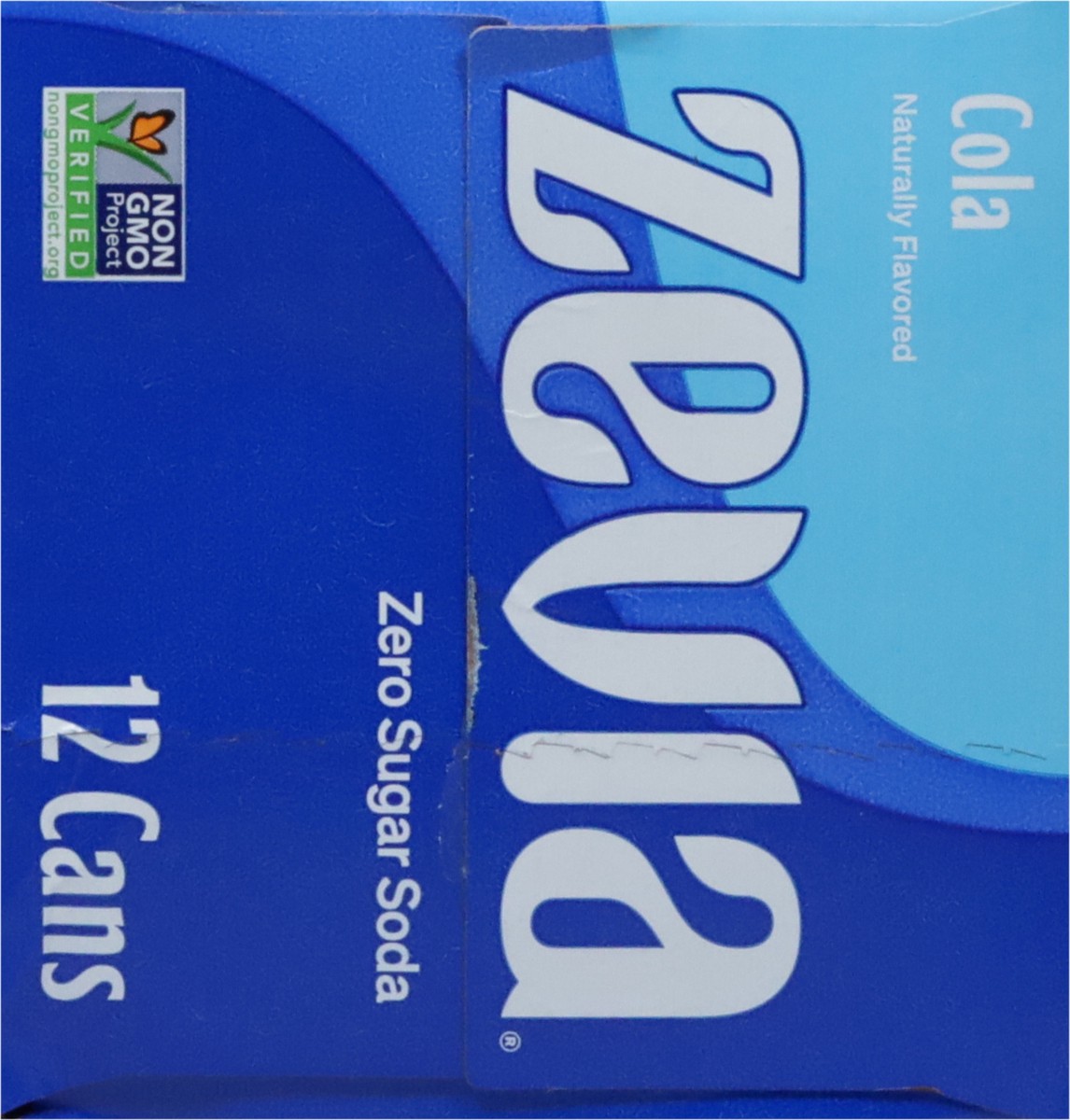 slide 5 of 9, Zevia Cola Zero Calorie Soda - 144 fl oz, 12 ct 12 oz