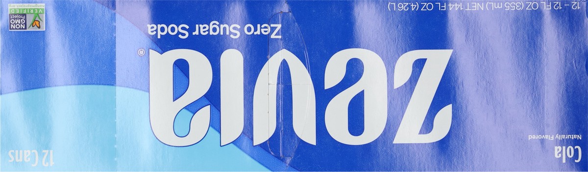 slide 4 of 9, Zevia Cola Zero Calorie Soda - 144 fl oz, 12 ct 12 oz