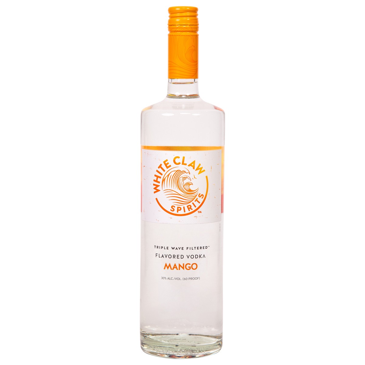 slide 1 of 10, White Claw Spirits Mango Flavored Vodka, 1L Bottle, 30% ABV, lt