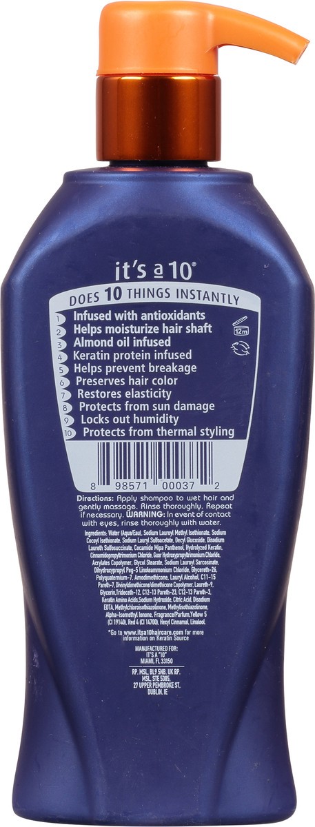 slide 2 of 9, It's a 10 Plus Keratin Miracle Shampoo 10 fl oz, 10 fl oz