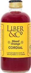 Liber & Co. Blood Orange Cordial
