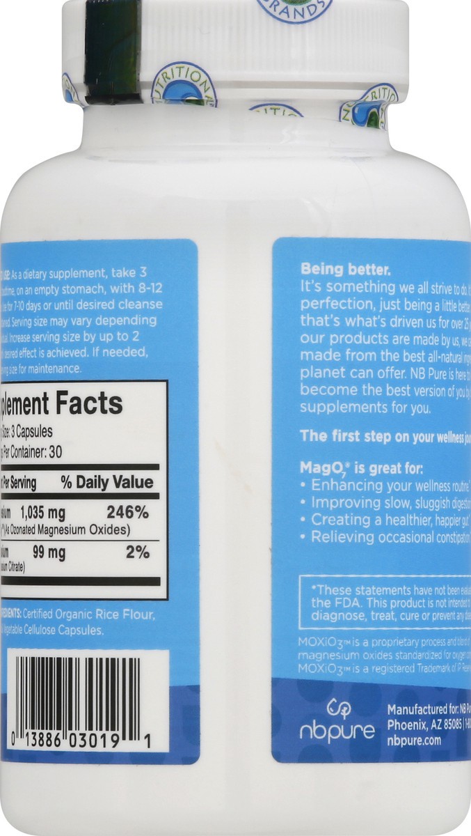 slide 3 of 9, NBPure Cleanse MagO7 90 Capsules, 90 ct
