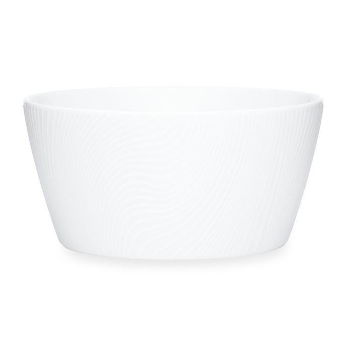 slide 1 of 1, Noritake White on White Dune Round Cereal Bowl, 1 ct