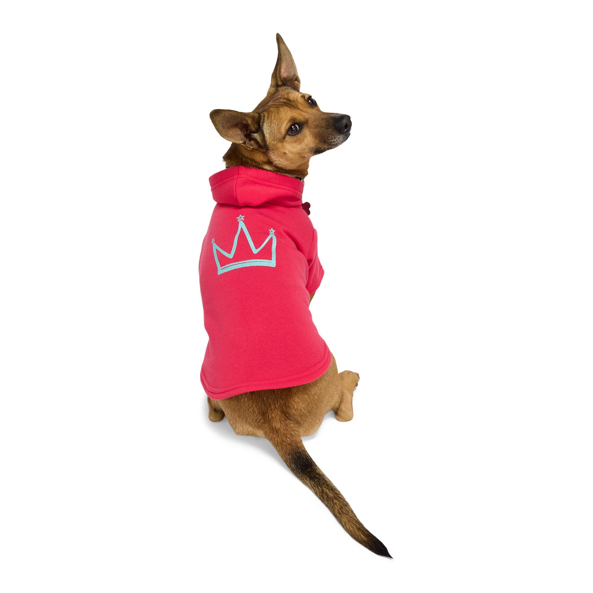slide 1 of 1, YOULY Crown Pet Hoodie, MED