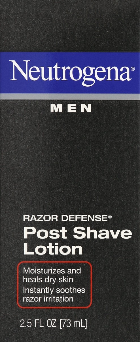 slide 3 of 5, NEUTROGENA Men RAZOR DEFENSE Post Shave Lotion, 2.5 Fl. Oz, 2.5 oz