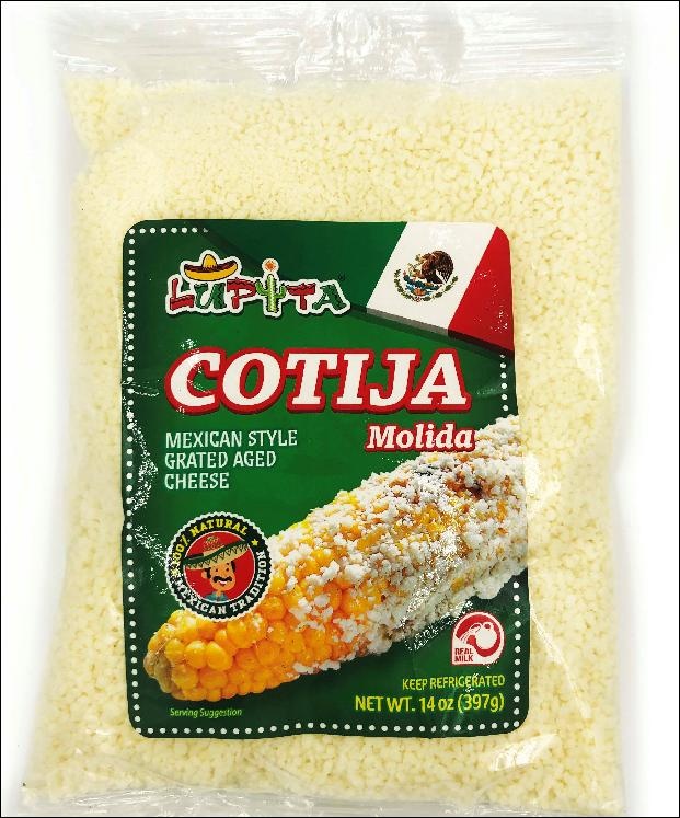 slide 1 of 1, Lupita Cotija Molido 14Z, 14 oz