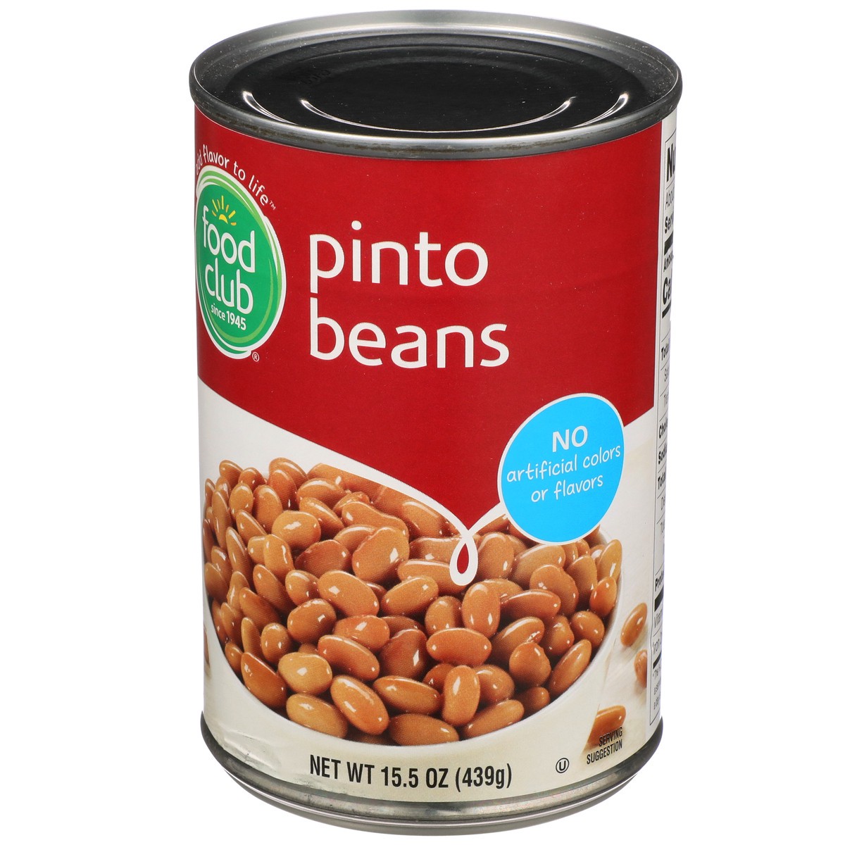 slide 3 of 9, Food Club Pinto Beans Can, 15.5 oz