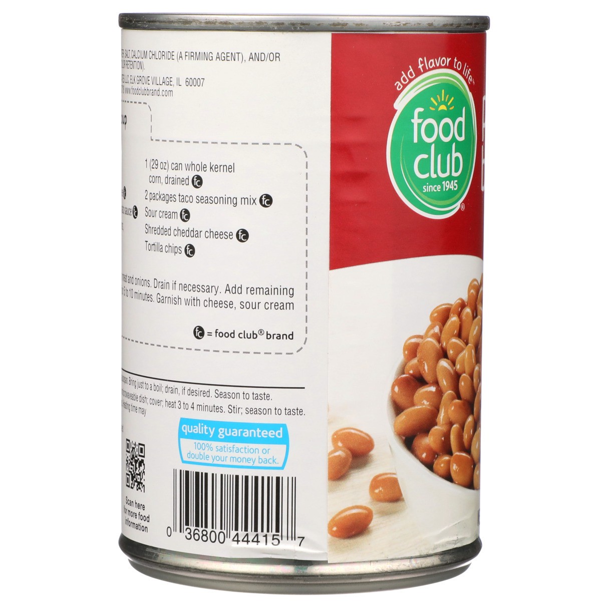 slide 6 of 9, Food Club Pinto Beans Can, 15.5 oz