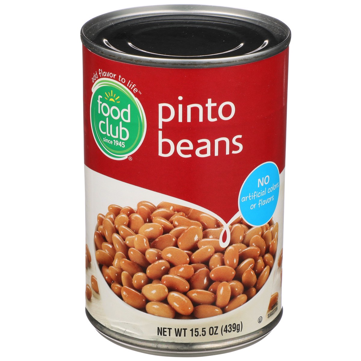 slide 1 of 9, Food Club Pinto Beans Can, 15.5 oz