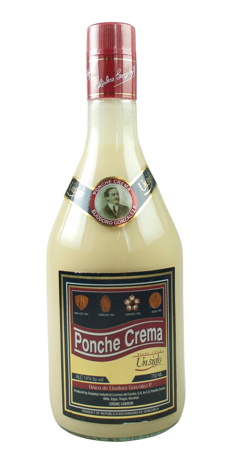 slide 1 of 1, Ponche Crema Liqueur, 750 ml