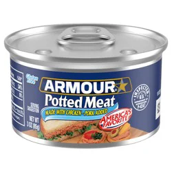Armour Chicken & Pork Potted Meat, 10g Protein Per Serving, 3 oz Can