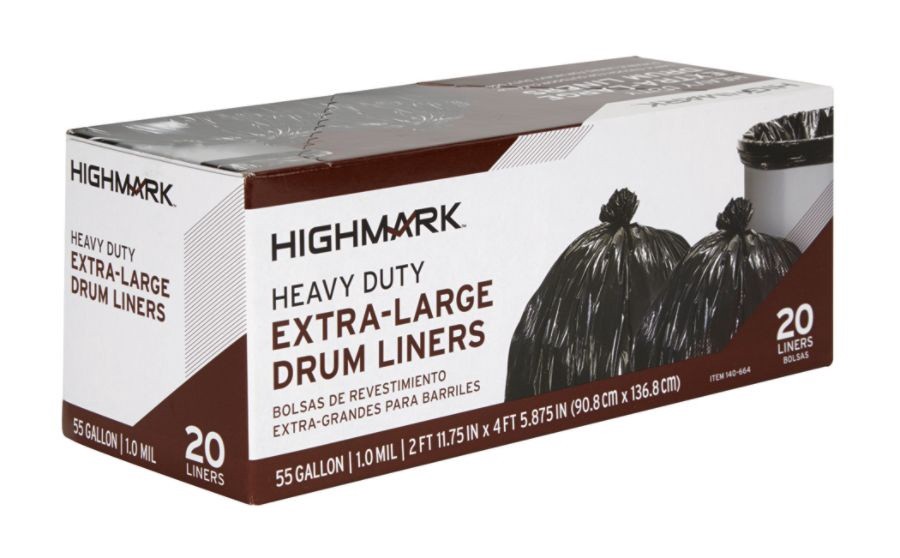 slide 2 of 3, Highmark Trash Bags, 20 ct; 55 gal