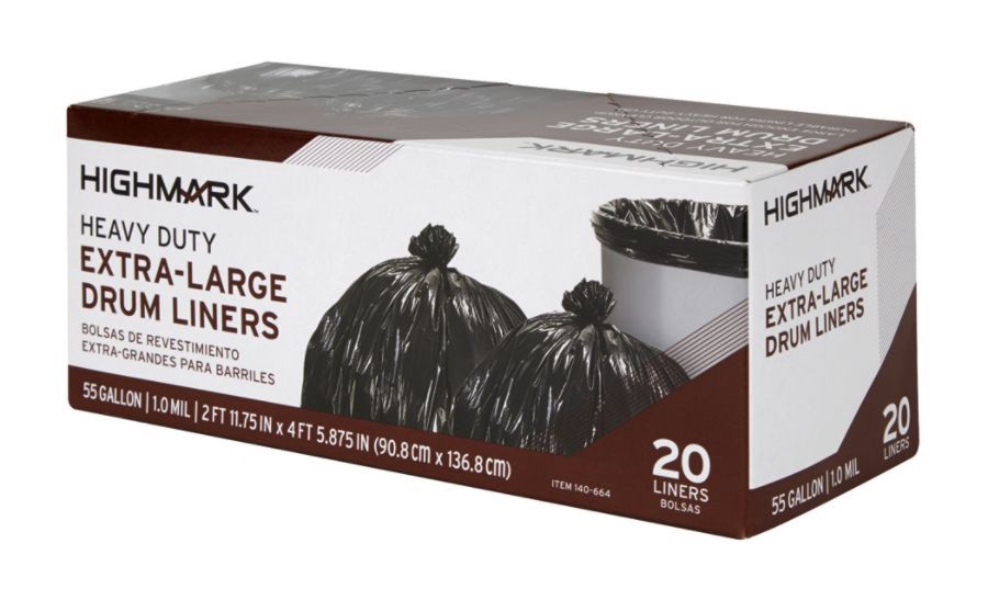 slide 3 of 3, Highmark Trash Bags, 20 ct; 55 gal