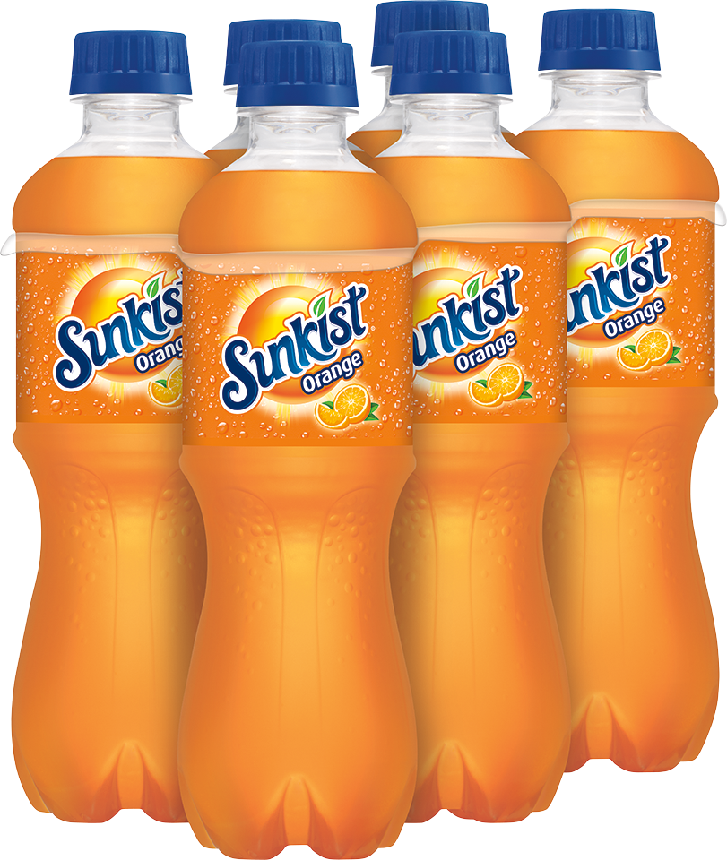 slide 4 of 5, Sunkist Orange Soda Bottles, 101.4 fl oz