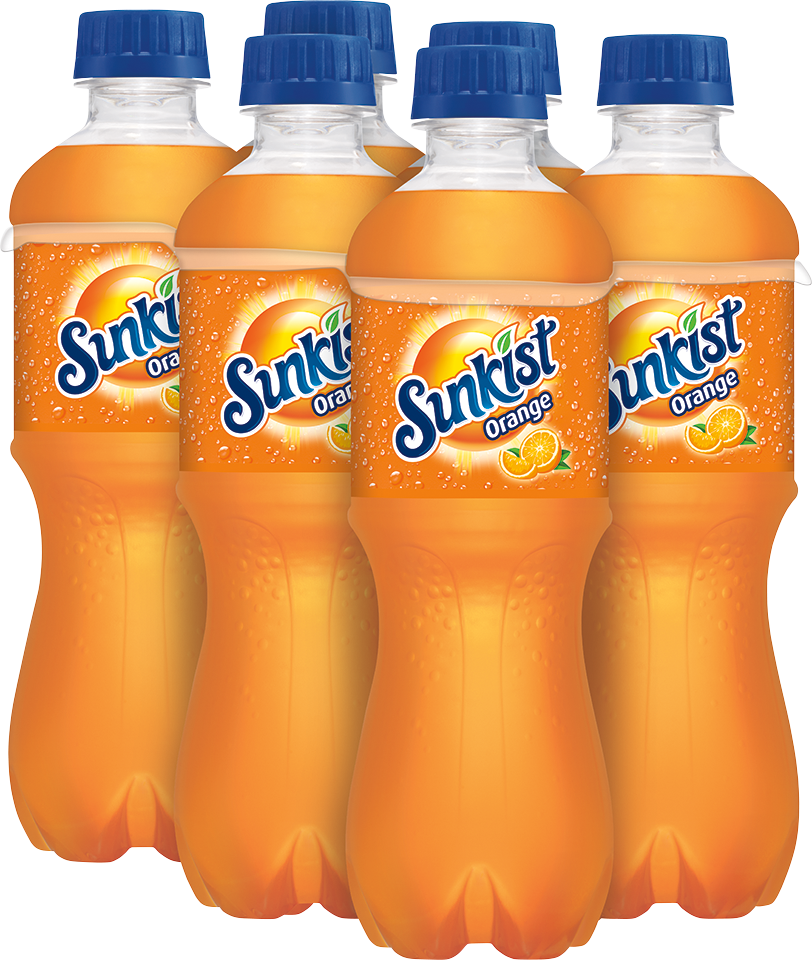 slide 5 of 5, Sunkist Orange Soda Bottles, 101.4 fl oz