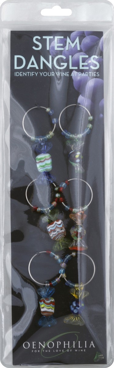 slide 3 of 3, Oenophilia Stem Dangles 6 ea, 1 ct