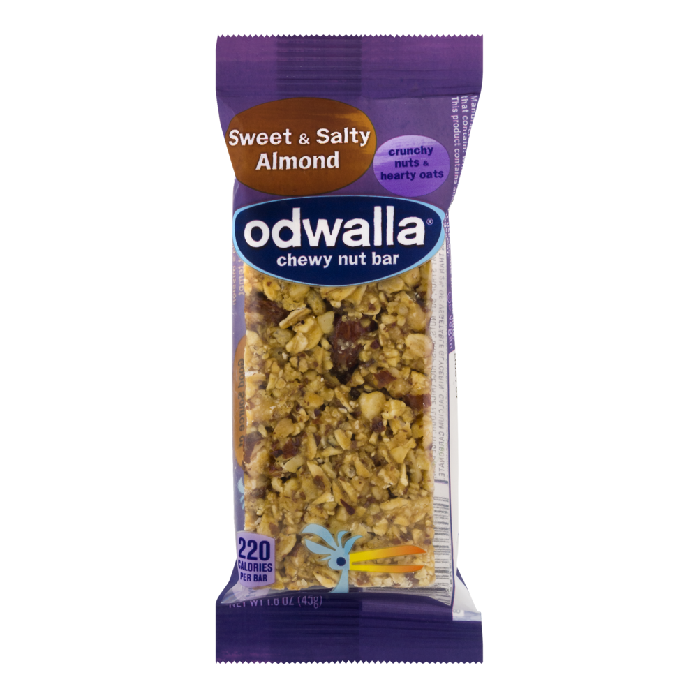 slide 1 of 1, Odwalla Sweet & Salty Almond Food Bar, 1.6 oz