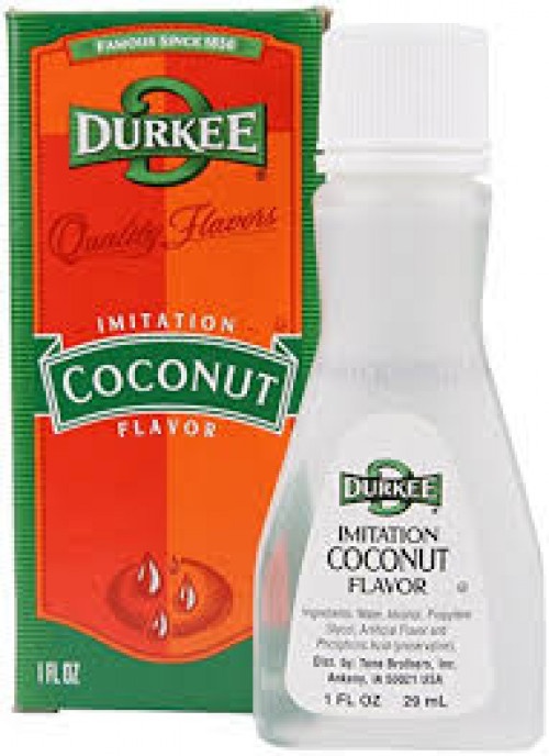 slide 1 of 1, Durkee Imitation Coconut Extract, 1 ct