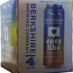 Berkshire Brewing Company Easy Like NEIPA 4 Pack, Pint Cans