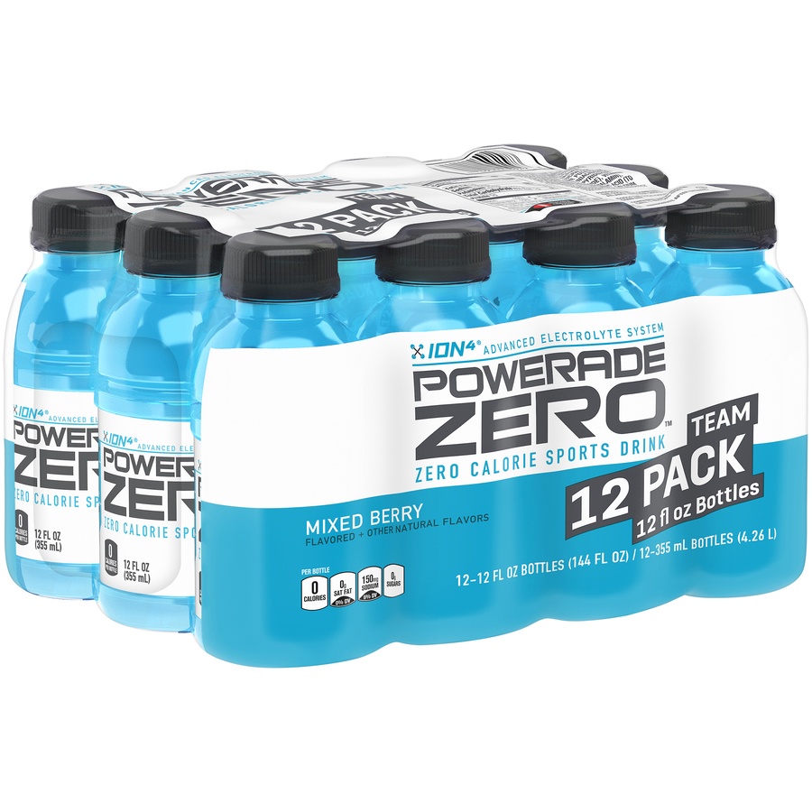 Powerade Zero Mixed Berry Sports Drink 12 Oz | Shipt