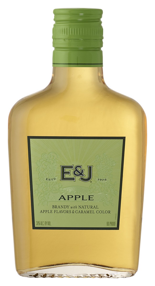 slide 1 of 2, E&J E & J Apple Flavored Brandy 200ml, 200 ml