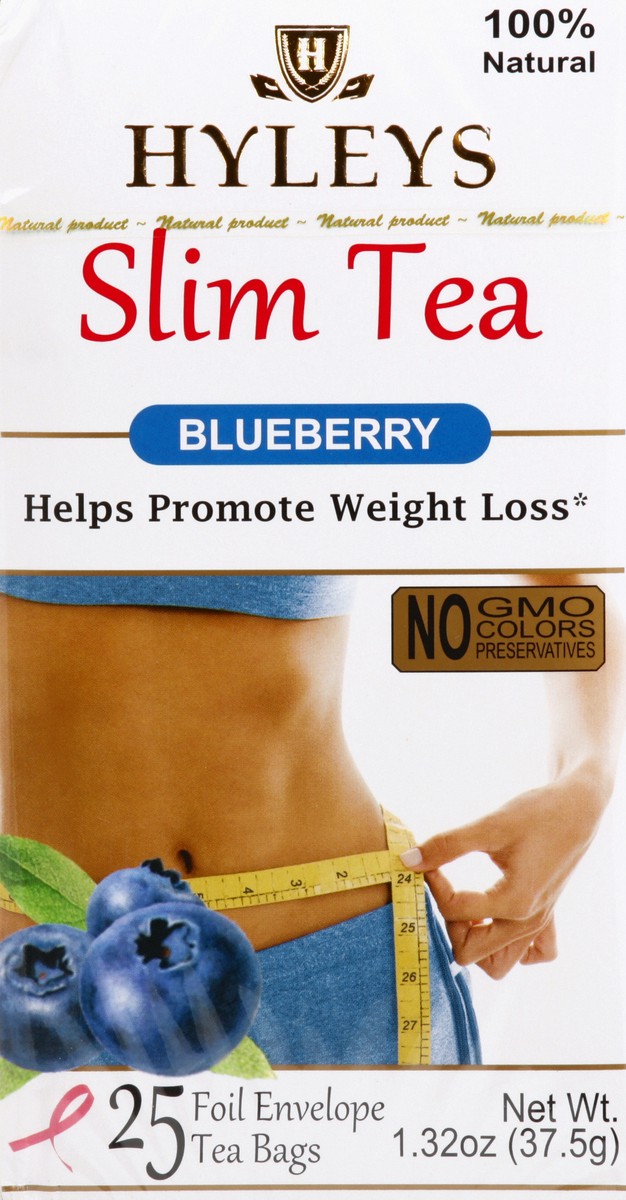 slide 2 of 5, Hyleys Slim Tea - 25 ct, 25 ct