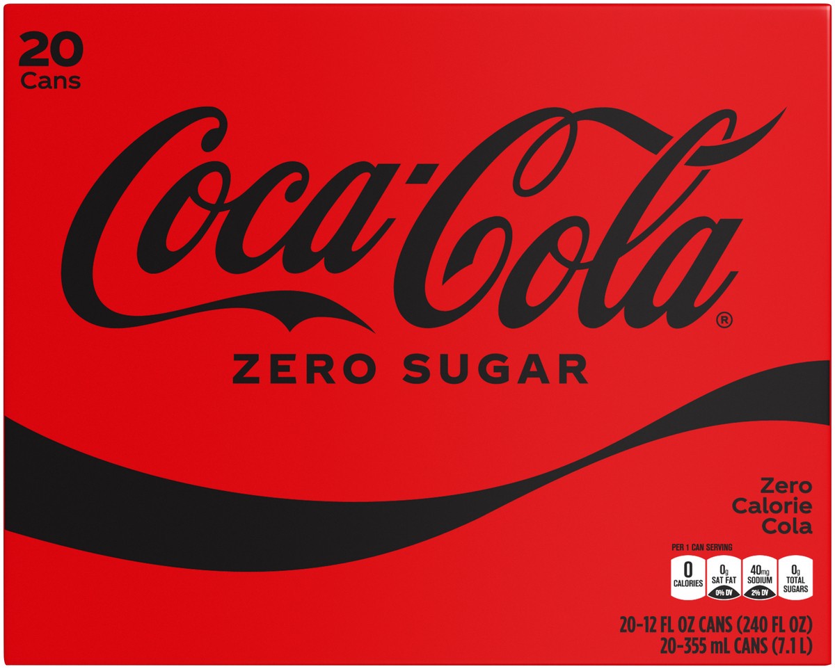 slide 1 of 7, Coca-Cola Soft Drink - 20 ct, 20 ct; 12 fl oz