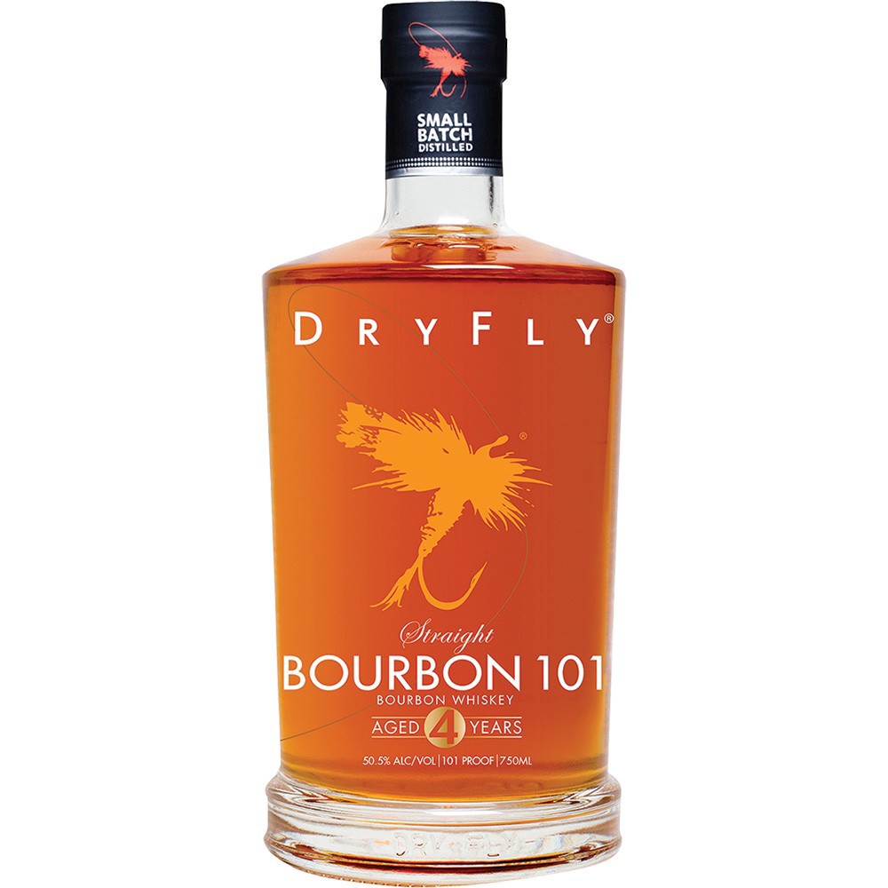 slide 1 of 1, Dry Fly Straight Bourbon 101 Bourbon Whiskey 750 ml, 750 ml