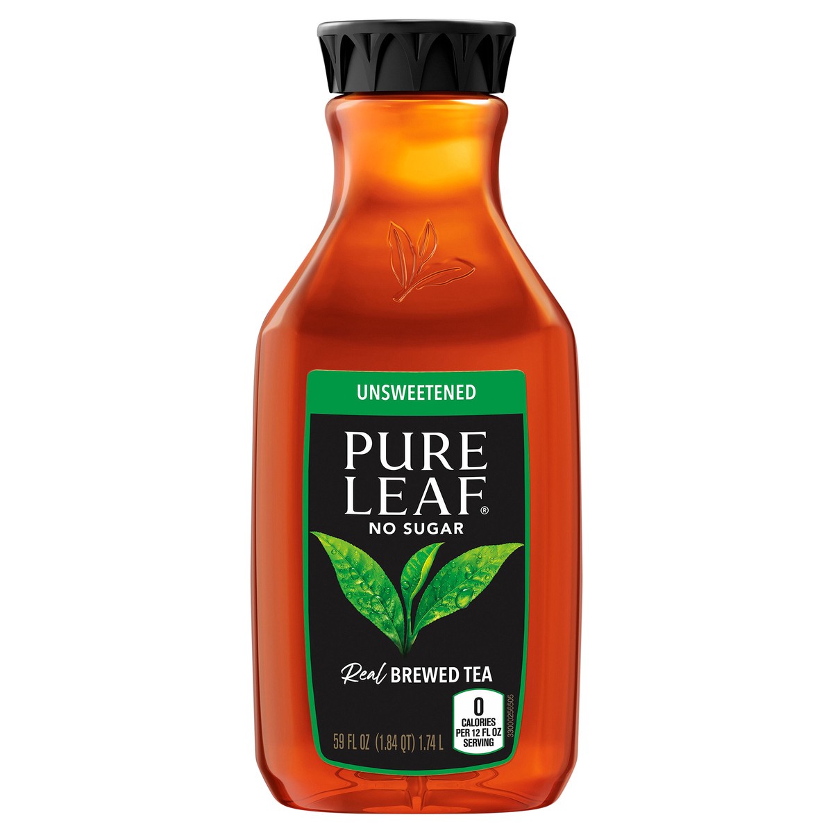 slide 1 of 5, Pure Leaf Real Brewed Tea Unsweetened Black Tea 59 Fl Oz, 59.0 fl oz
