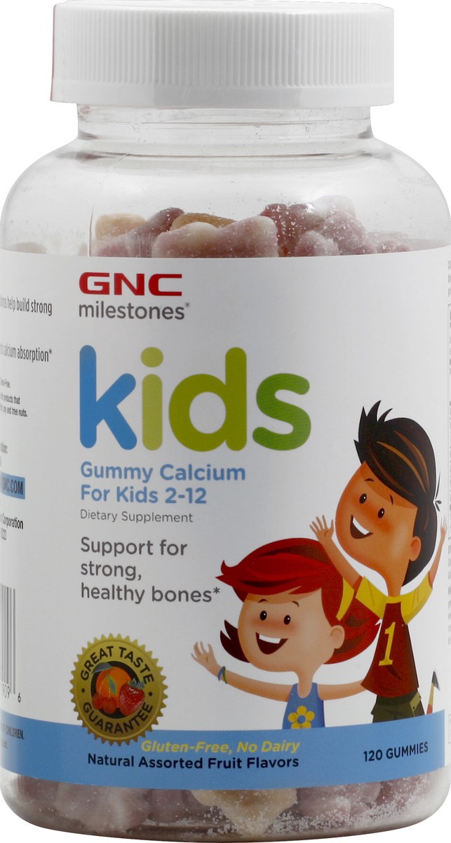 slide 5 of 6, GNC Gummy Calcium 120 ea, 120 ct