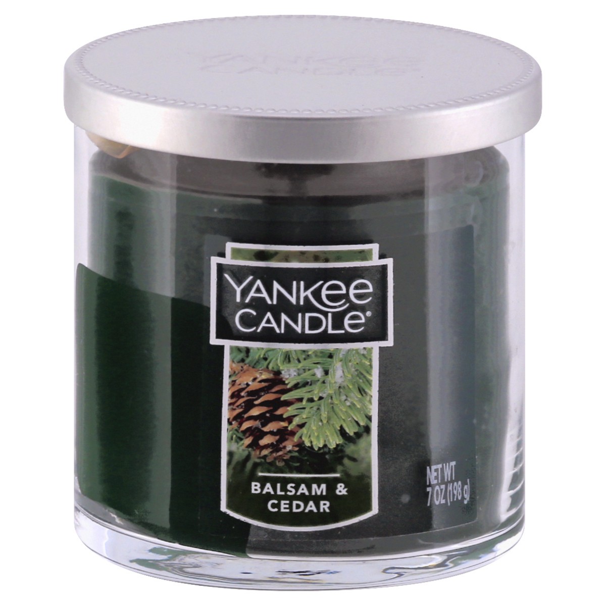slide 1 of 8, Yankee Candle Balsam & Cedar Candle 7 oz, 7 oz