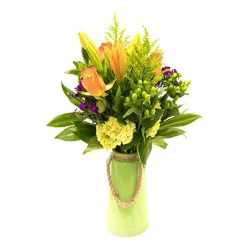 Sunshine HB Genuine Vase with Rope Arrangement