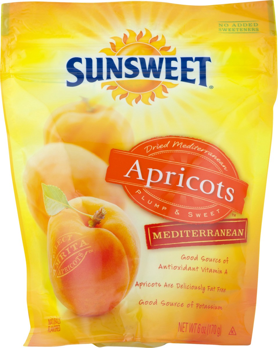 slide 11 of 11, Sunsweet Mediterranean Plump & Sweet Apricots 6 oz, 6 oz