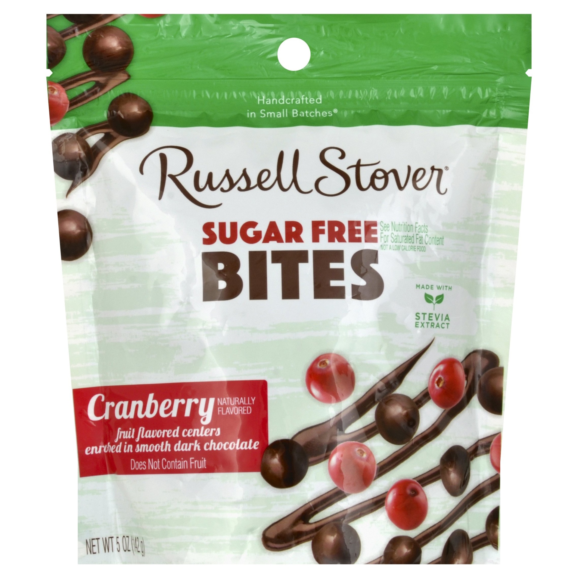 slide 1 of 2, Russell Stover Sugar Free Cranberry Bites, 5 oz