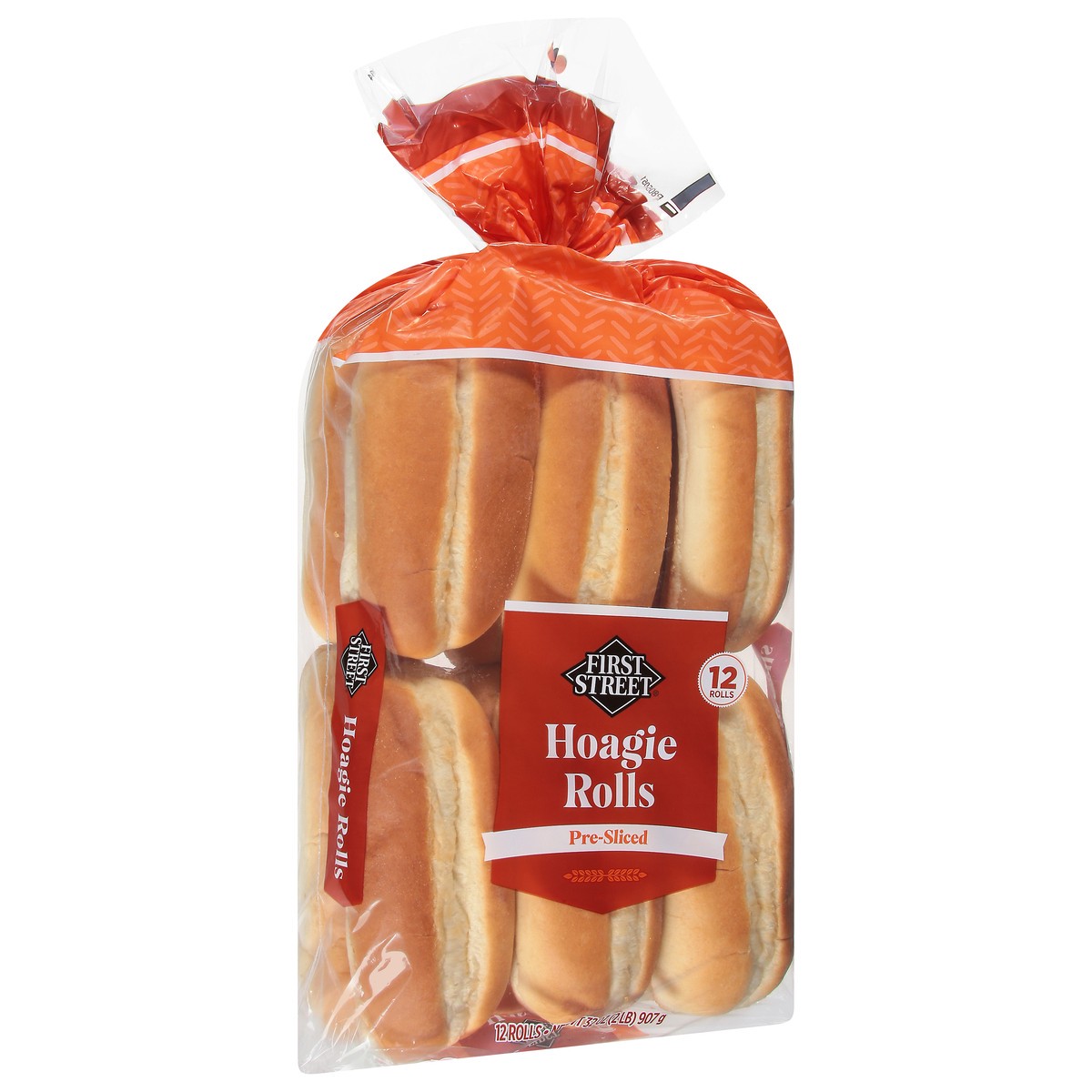 slide 3 of 14, First Street Hoagie Rolls Pre-Sliced, 32 oz