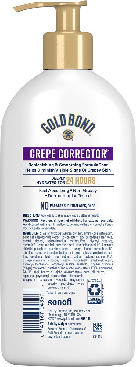 slide 2 of 5, Gold Bond Age Renew Crepe Corrector Body Lotion 14 oz, 14 oz