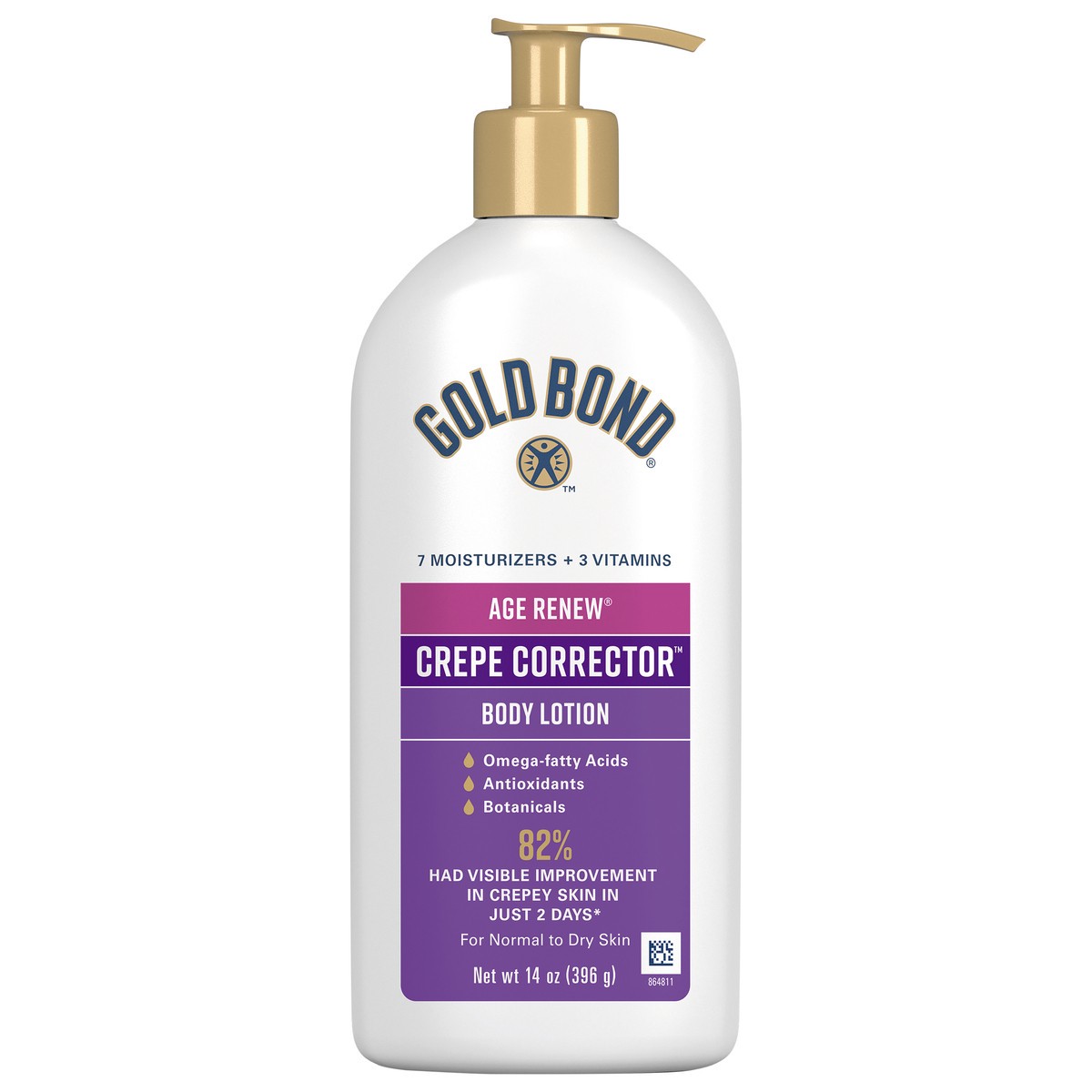 slide 1 of 5, Gold Bond Age Renew Crepe Corrector Body Lotion 14 oz, 14 oz