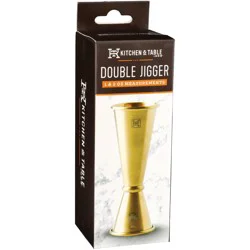 Kitchen & Table by H-E-B Double Jigger - Antique Gold