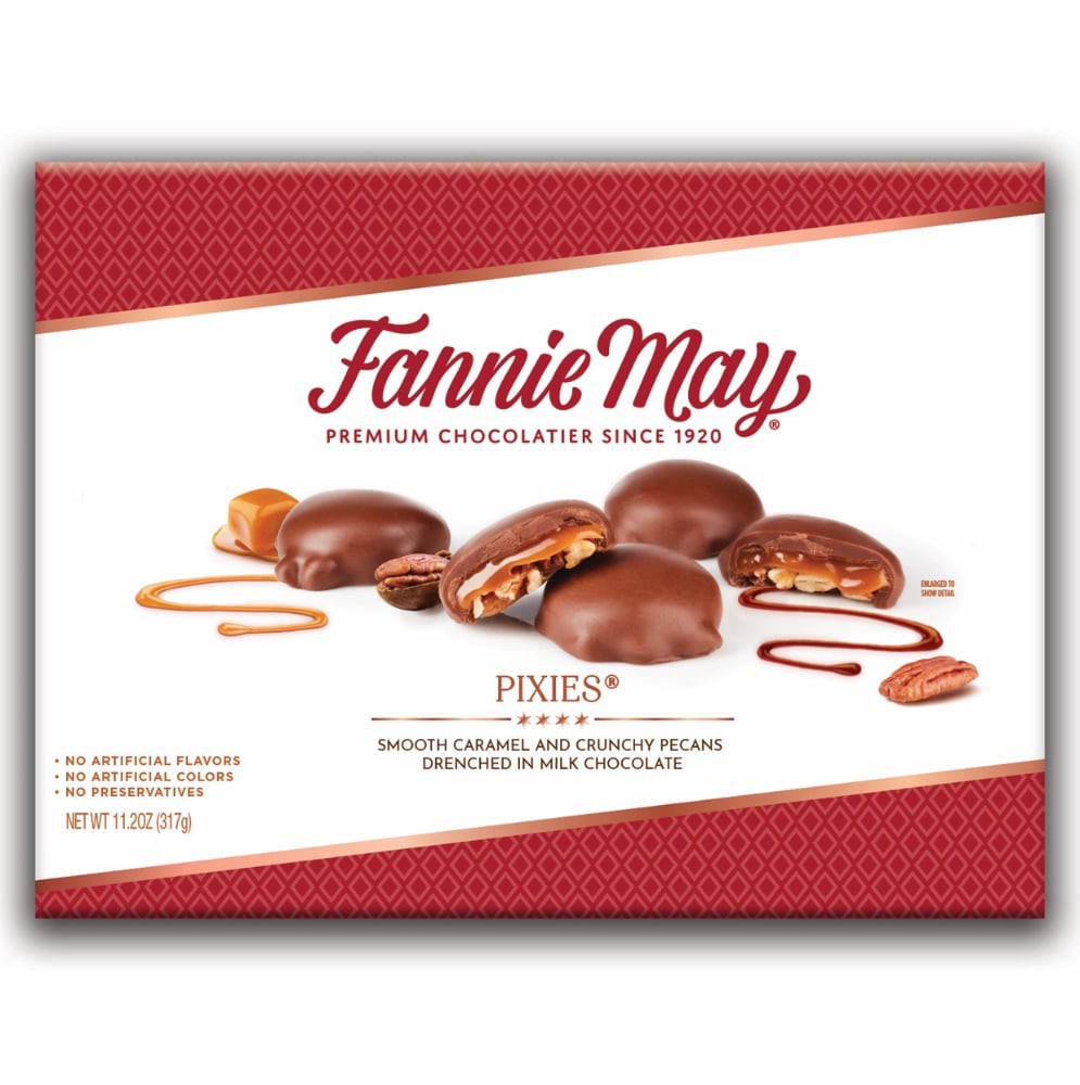 slide 1 of 1, Fannie May Milk Choc Pixies Box 11.2Oz, 11.2 oz