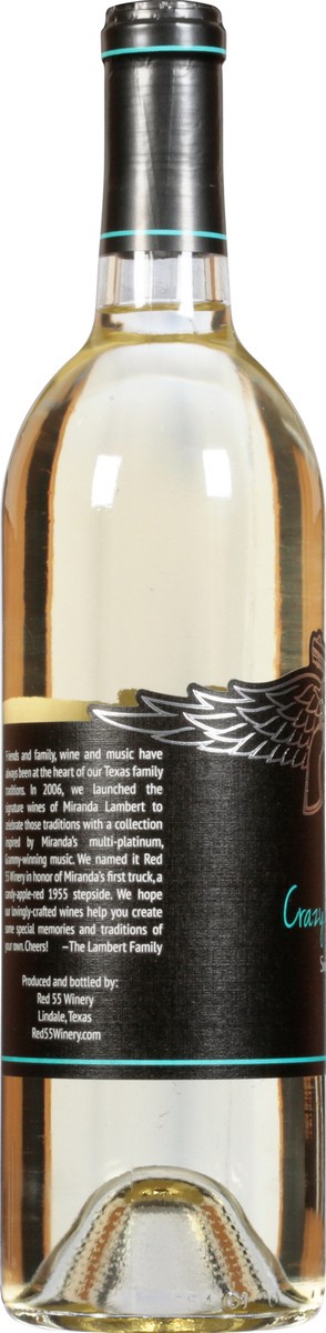 slide 11 of 11, Red 55 Winery Crazy Ex-Girlfriend Sweet White Wine 750 ml, 750 ml