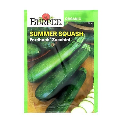 slide 1 of 1, Burpee Summer Squash Fordhook Zucchini Seeds, 1 ct