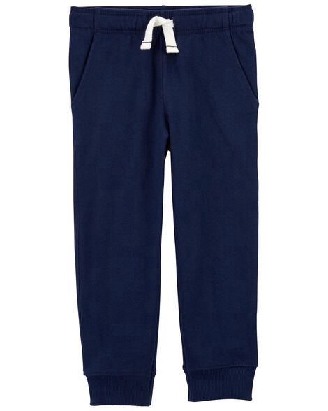 slide 1 of 1, Carter's Carters Baby Pull-On French Terry Joggers Navy 12M, 1 ct