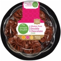 slide 1 of 1, Simple Truth Gluten Free Double Chocolate Cake, 16 oz