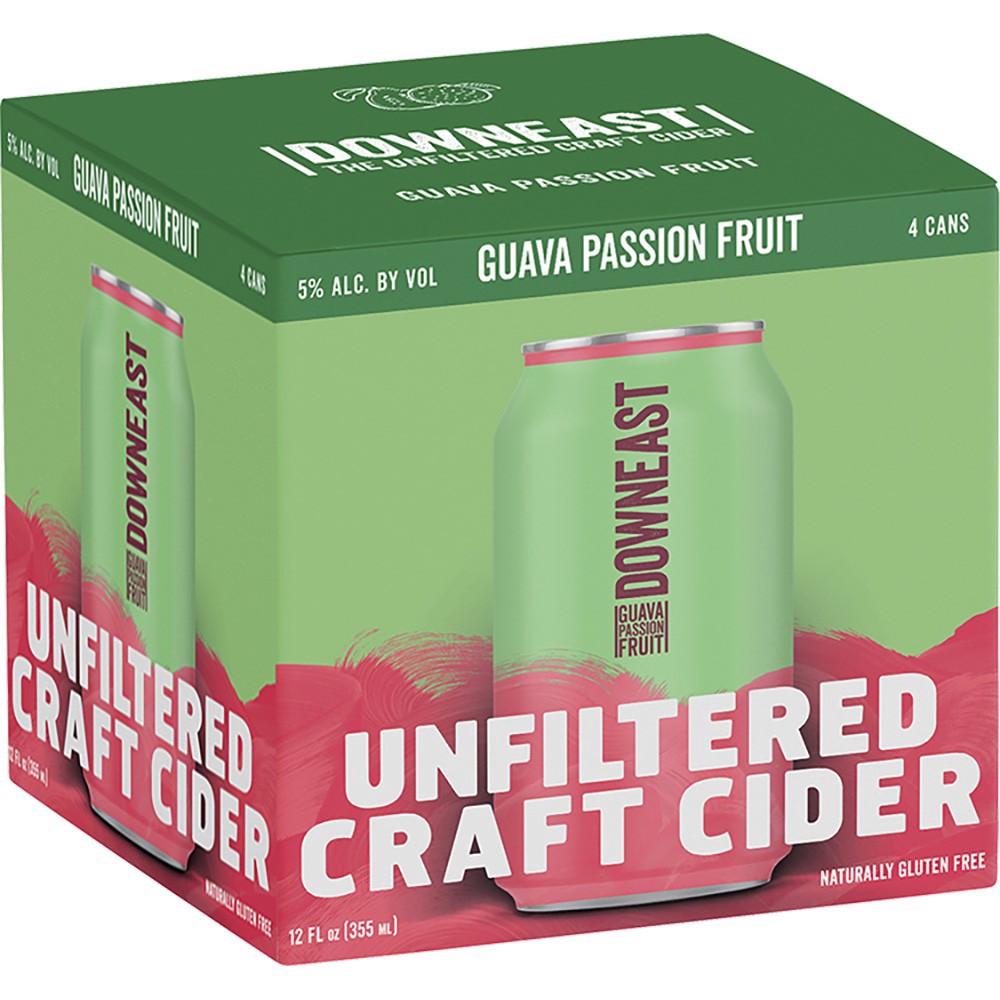slide 1 of 1, Downeast Guava Passion Fruit, 4 ct; 12 oz