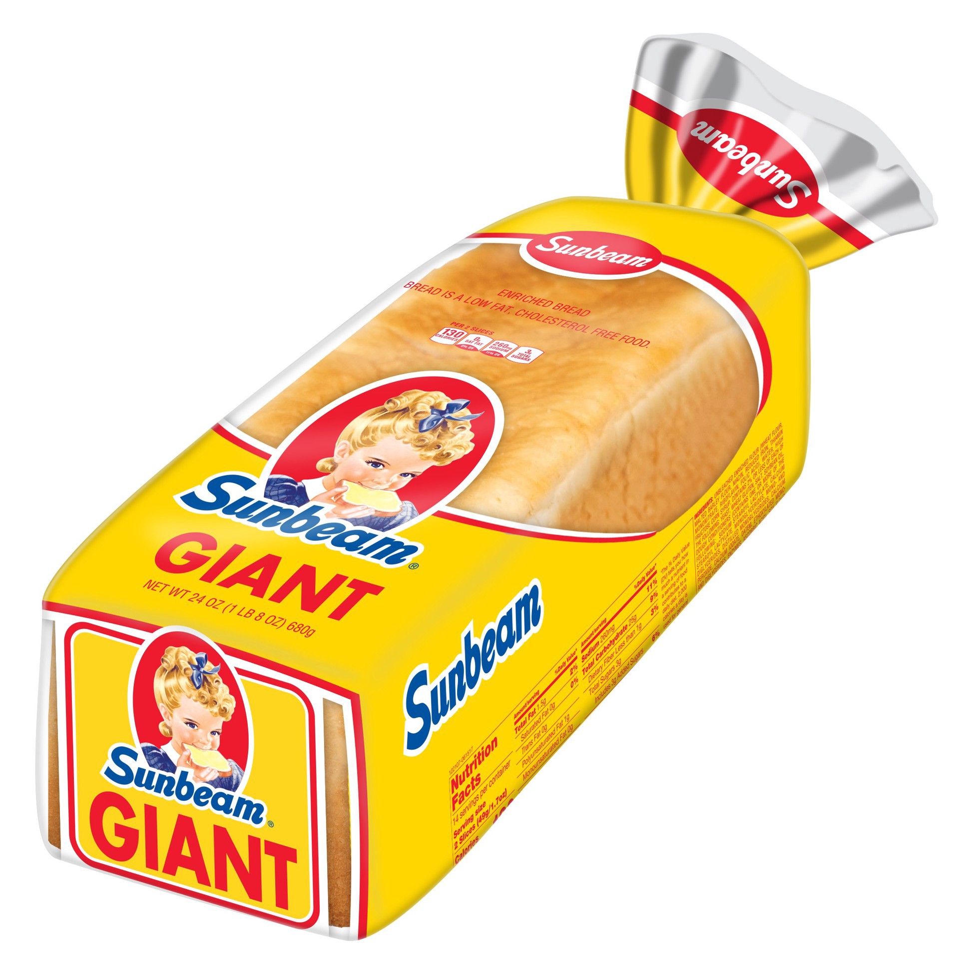 slide 3 of 15, Sunbeam Bread, 24 oz